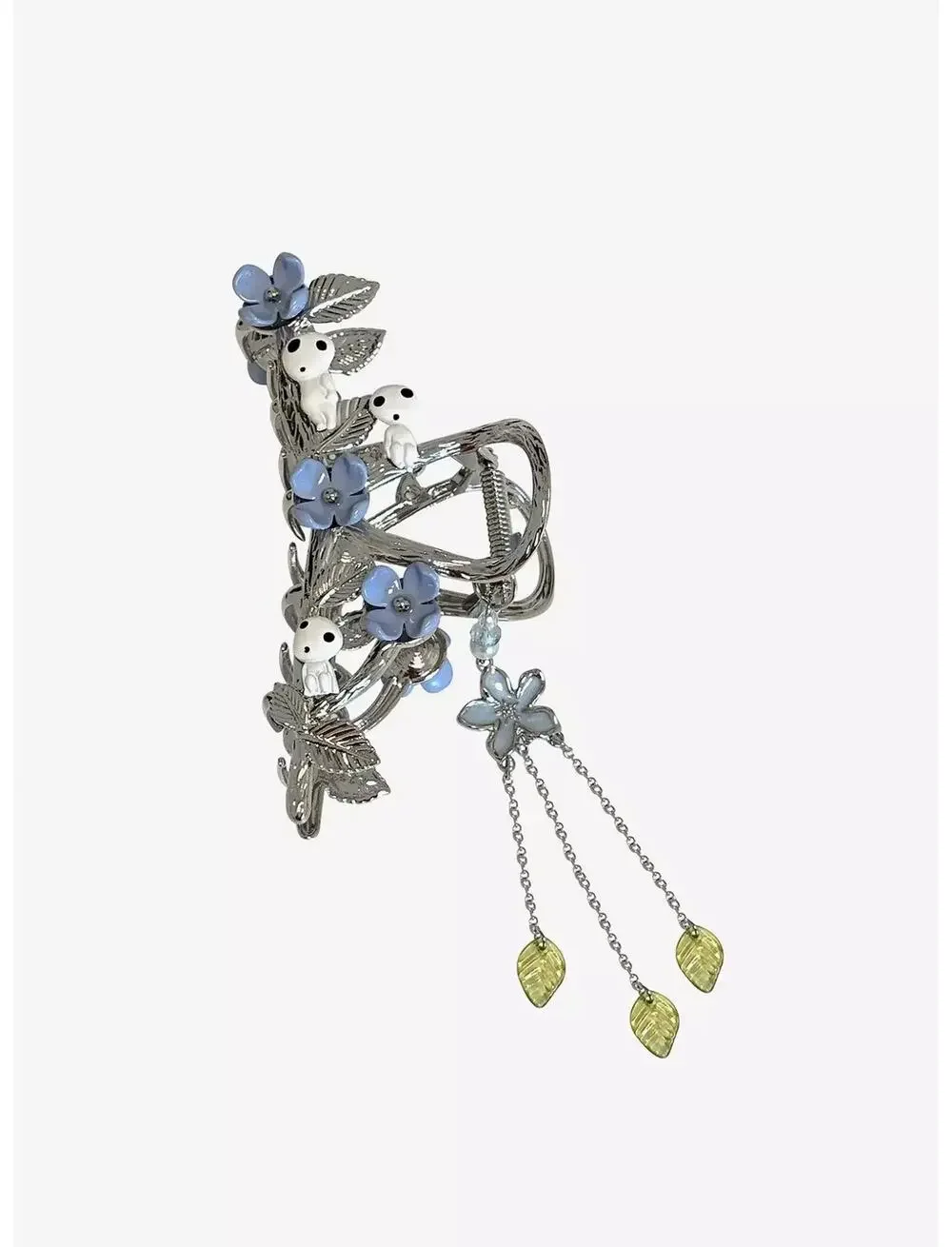 Studio Ghibli Princess Mononoke Kodama Flower Chain Claw Hair Clip NEW